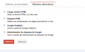 Cómo verificar tu web en Google y Pinterest