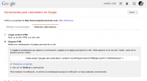 Como verificar tu web en Google y Pinterest