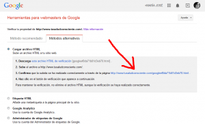 Cómo verificar tu web en Google y Pinterest